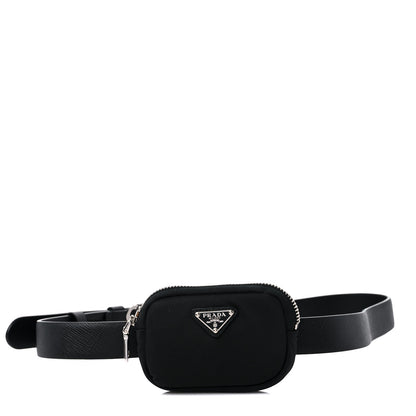Prada Saffiano Belt With Nylon Pouch 80/32 Black 1 of 9