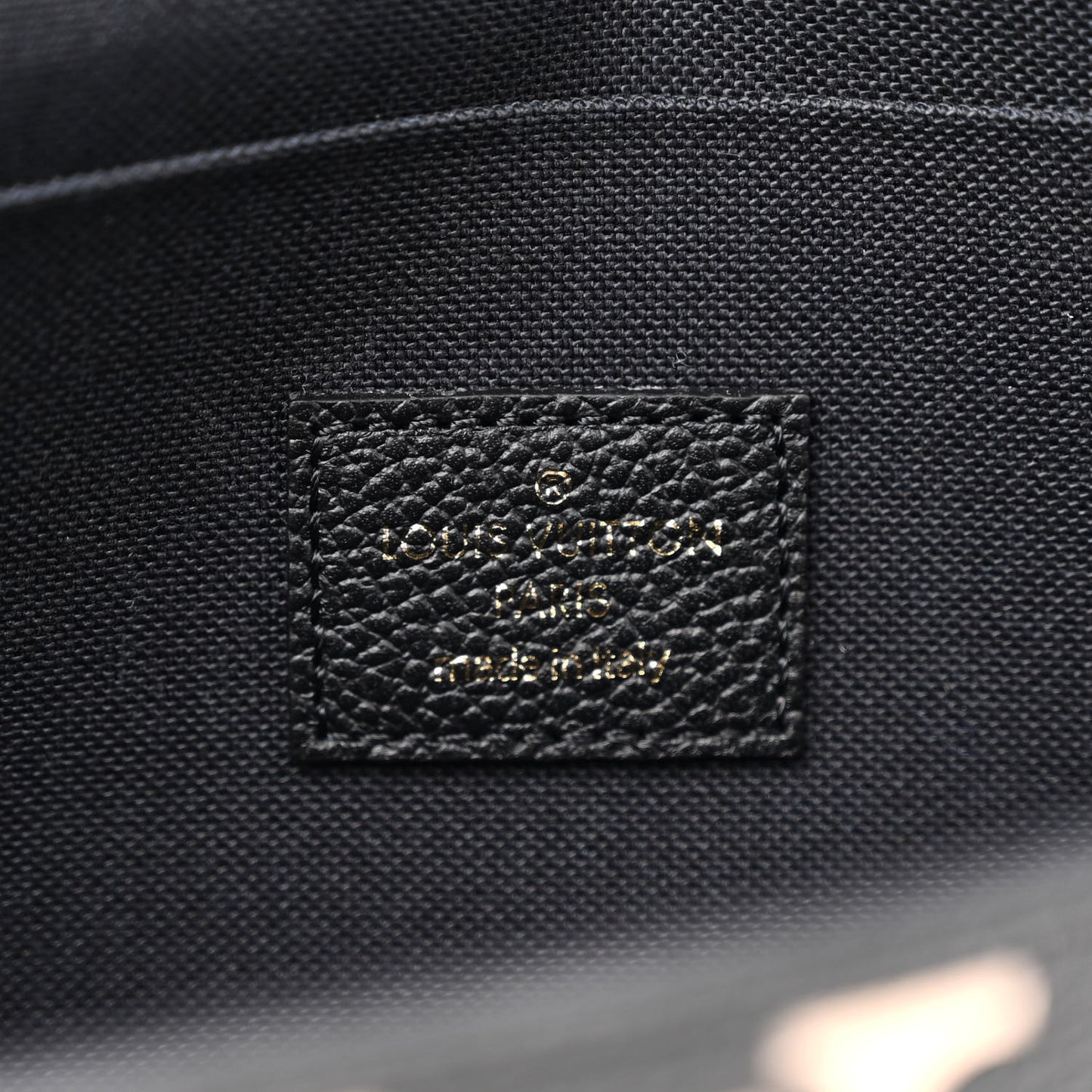 Empreinte Monogram Giant Crafty Pochette Felicie Black Creme