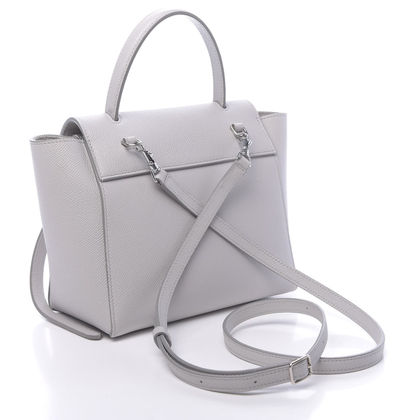 Grained Calfskin Nano Belt Bag Mineral
