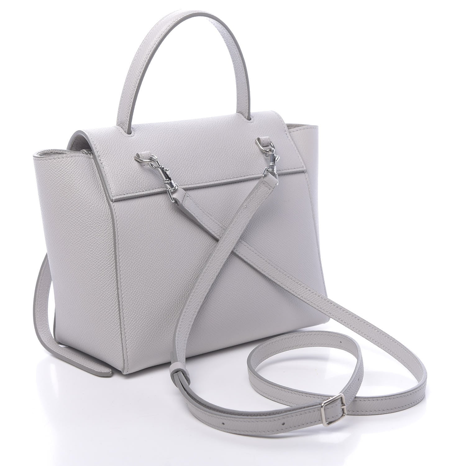 Celine Grained Calfskin Nano Belt Bag Mineral 3 of 13