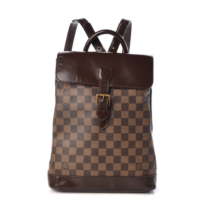 Louis Vuitton Damier Ebene Soho Backpack 1 of 18