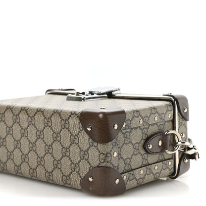 Gucci GG Supreme Monogram Globe-Trotter Beauty Case Brown 10 of 11