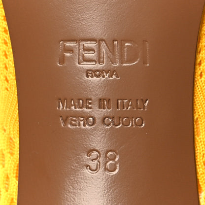 Fendi Technical 3D Mesh FFrame Ankle Boots 38 Reggae 6 of 8