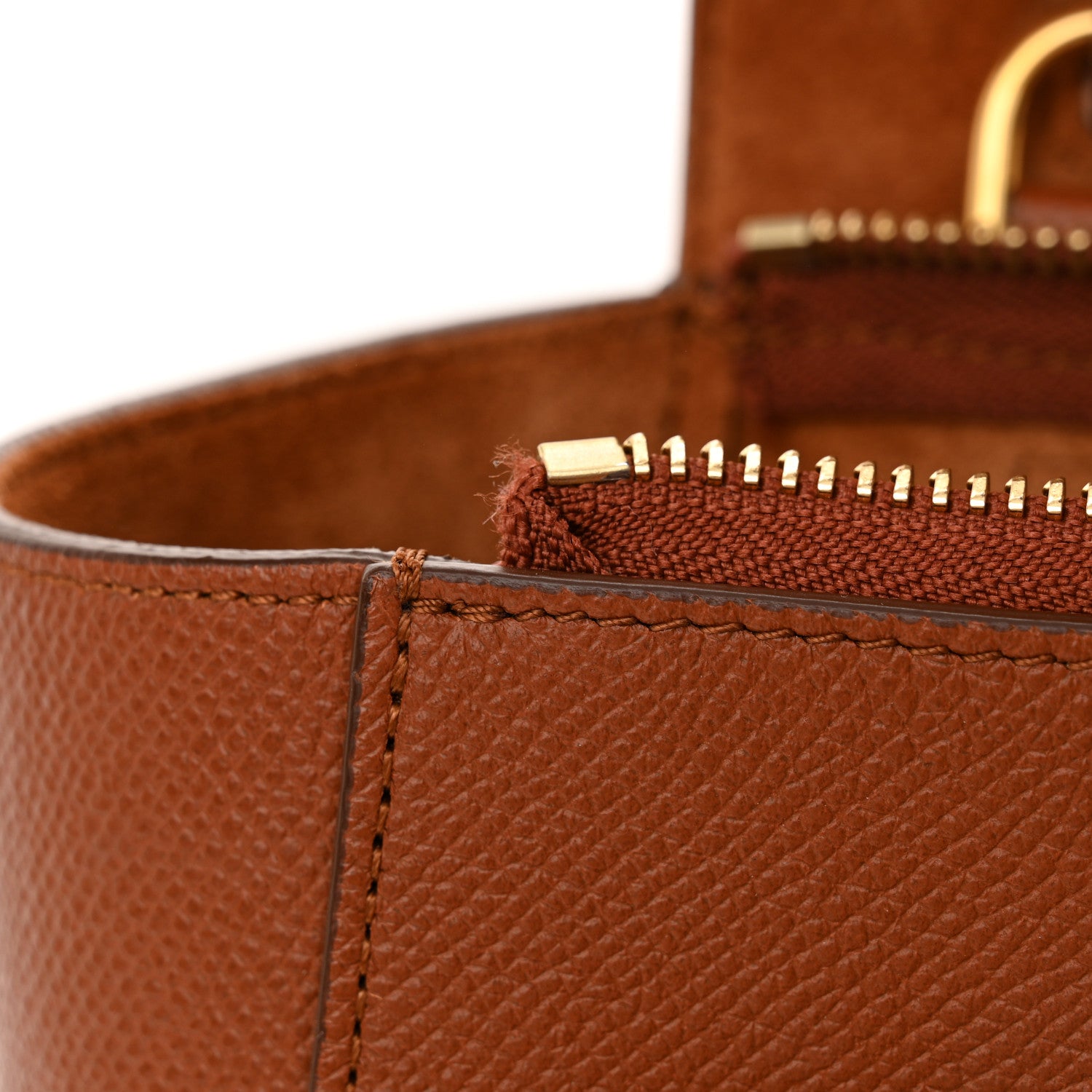 Celine Grained Calfskin Nano Belt Bag Caramel 11 of 11