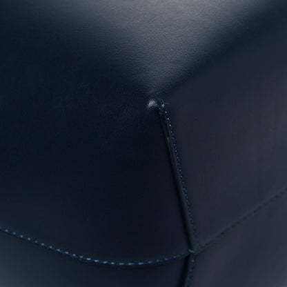 Mansur Gavriel Vegetable Tanned Calfskin Bucket Bag Navy Blue 9 of 15