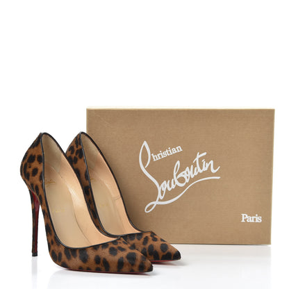 Christian Louboutin Jaguar Pony Hair So Kate 120 Pumps 38.5 Brown 11 of 11