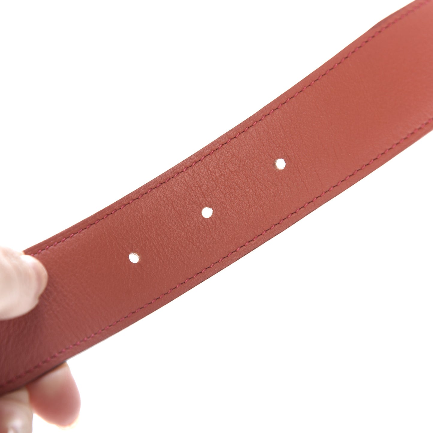 Epsom Swift 32mm Belt Strap 95 Gold Sanguine