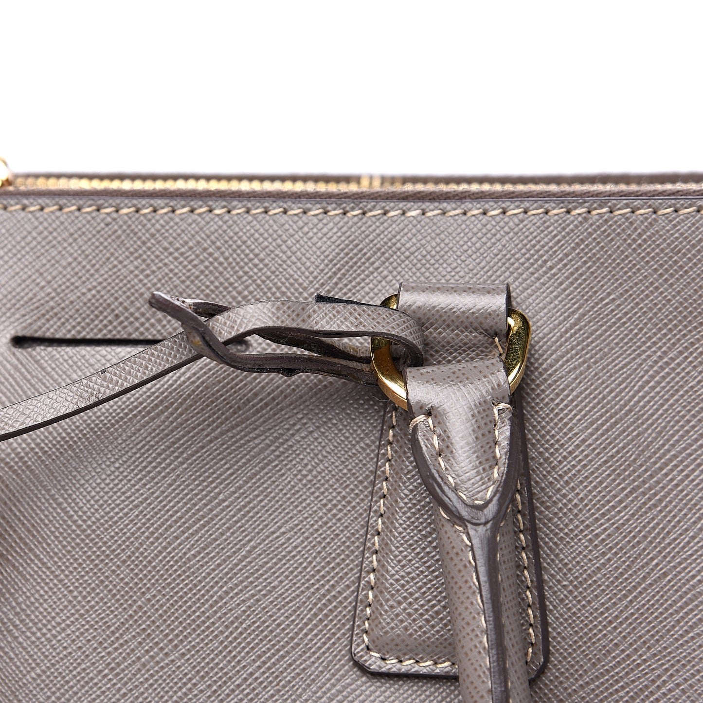 Saffiano Large Galleria Double Zip Tote Argilla