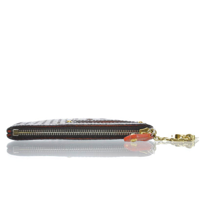 Louis Vuitton Monogram Perforated Key Pouch Orange 3 of 8