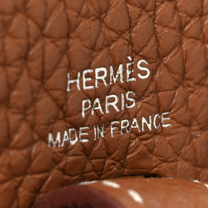 Hermes Taurillon Clemence Evelyne TPM Gold 6 of 11