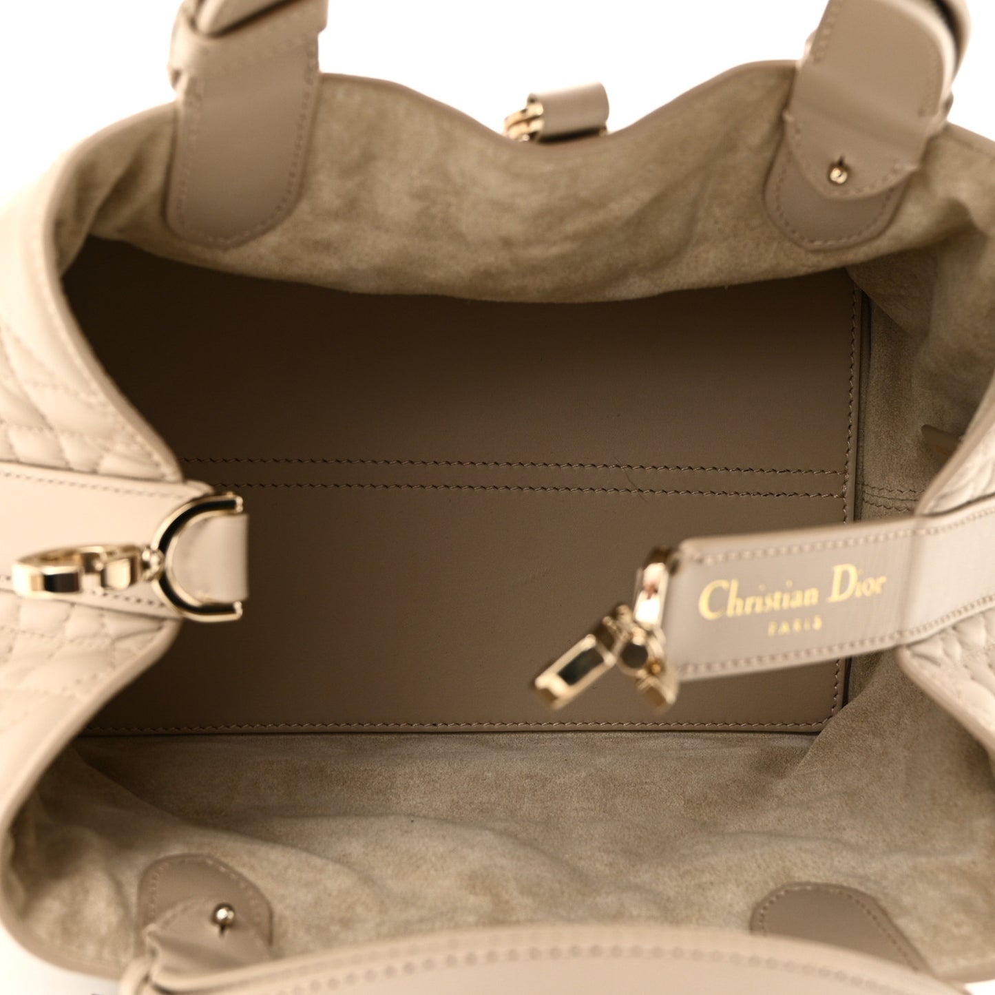 Calfskin Macrocannage Small Toujours Tan
