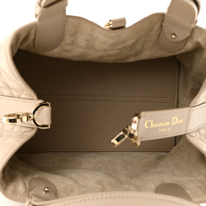 Christian Dior Calfskin Macrocannage Small Toujours Tan 6 of 10