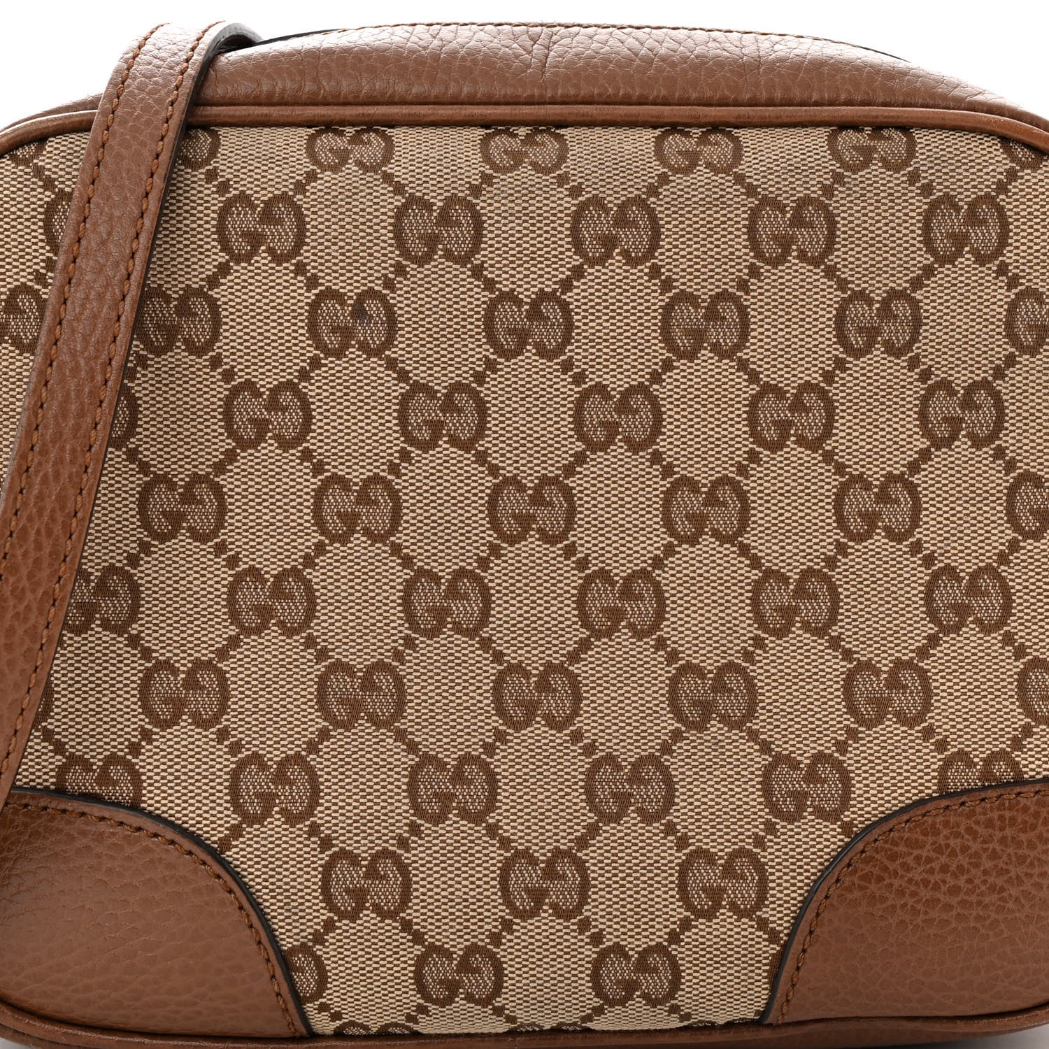 Gucci Monogram Mini Bree Messenger Bag Beige Tabacco 8 of 11