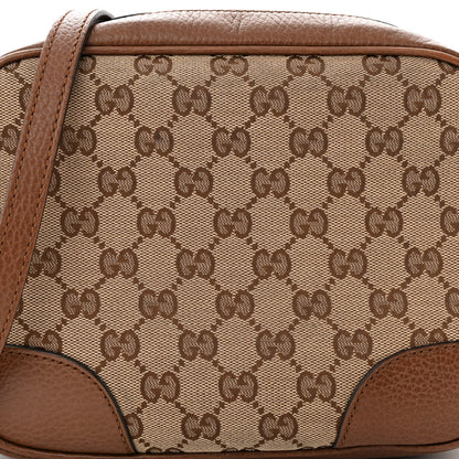 Gucci Monogram Mini Bree Messenger Bag Beige Tabacco 8 of 11