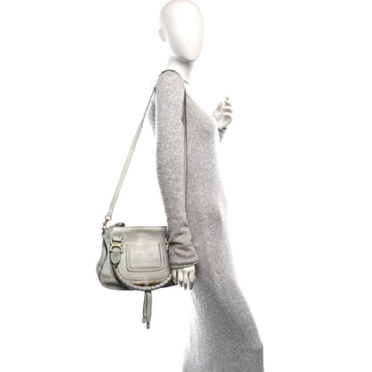 Chloe Calfskin Small Marcie Satchel Airy Grey 2 of 10