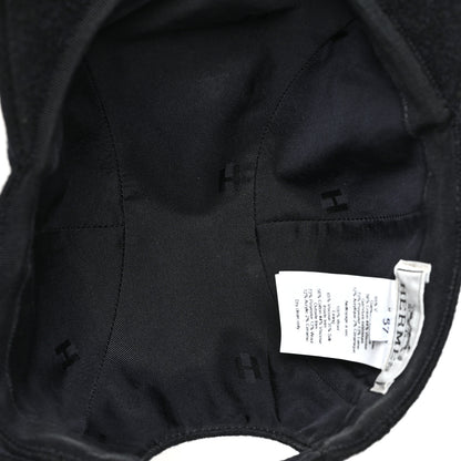 Hermes Wool Davis Varsity Hat 57 Black 7 of 9