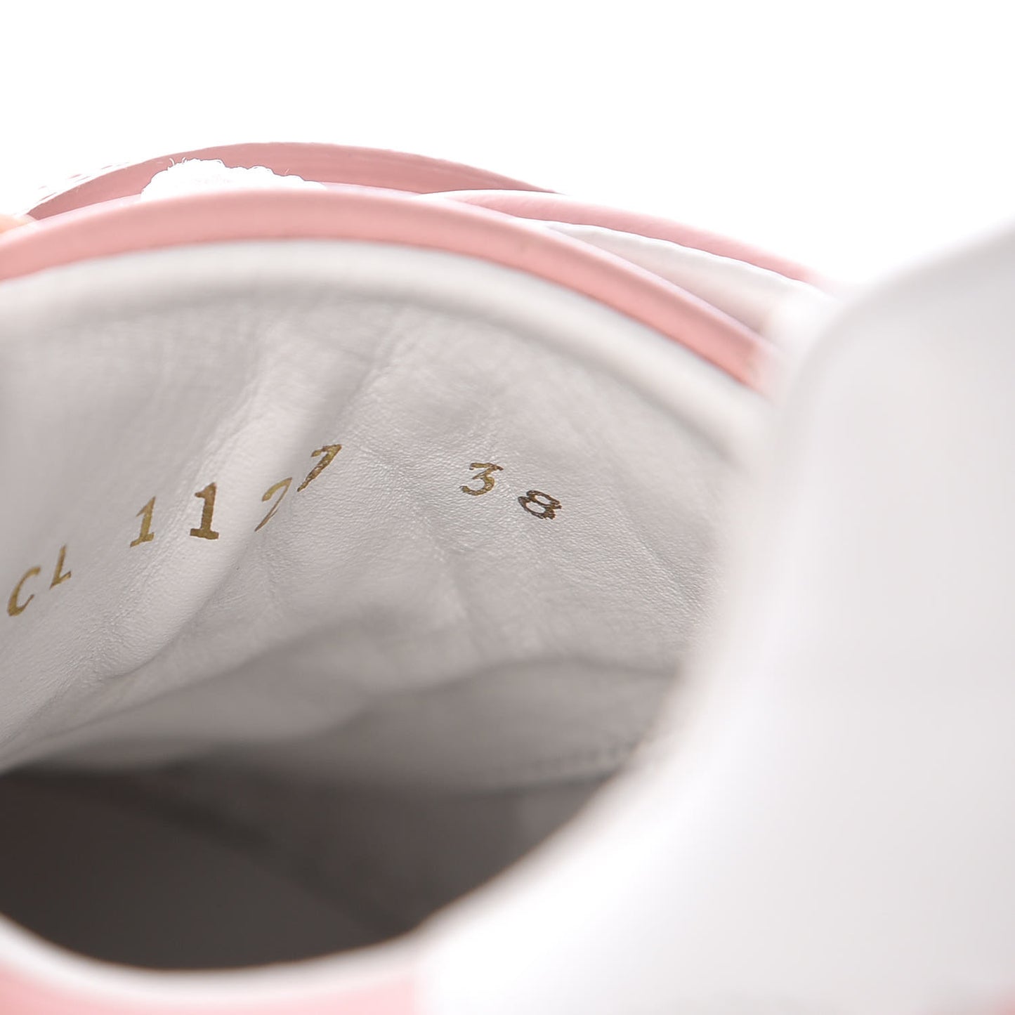 Calfskin Frontrow Sneakers 38 Rose Clair