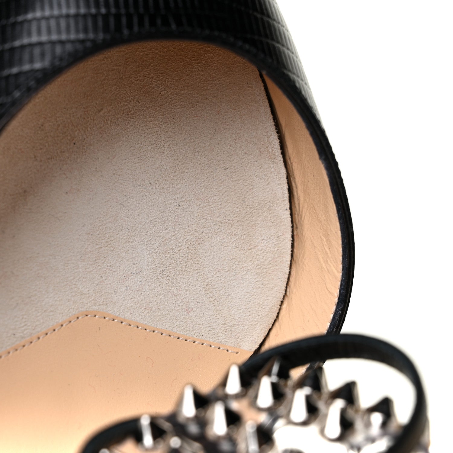 Christian Louboutin Nappa PVC Levita 55 Pumps 39.5 Black 9 of 10