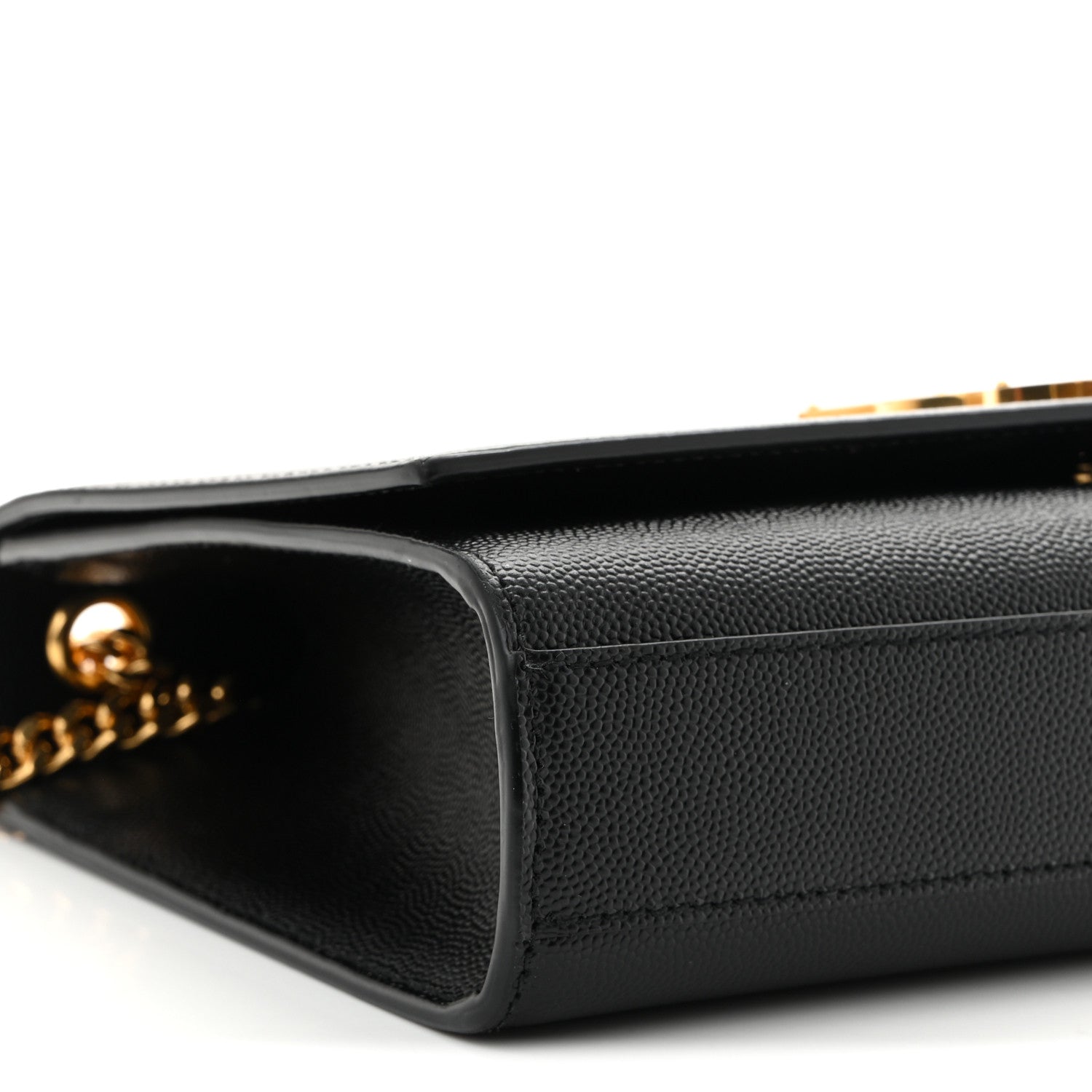 Saint Laurent Grain De Poudre Medium Classic Monogram Kate Satchel Black 9 of 12