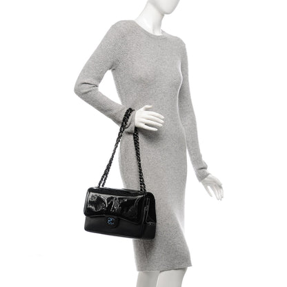 Chanel Patent Calfskin Jumbo Classic Pure Double Flap Black 2 of 7