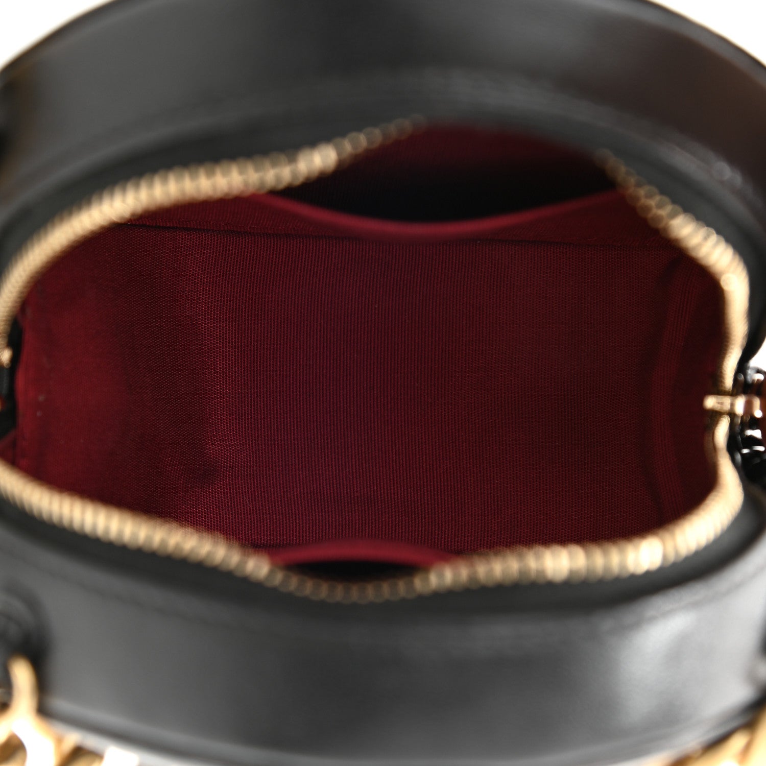 Chanel Lambskin Quilted Chanel 19 Round Clutch With Chain Black 5 of 8