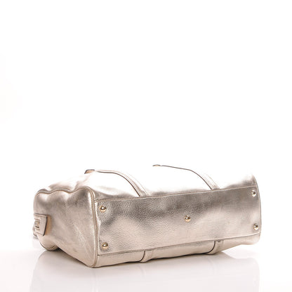 Gucci Metallic Calfskin Medium Britt Boston Gold 4 of 7