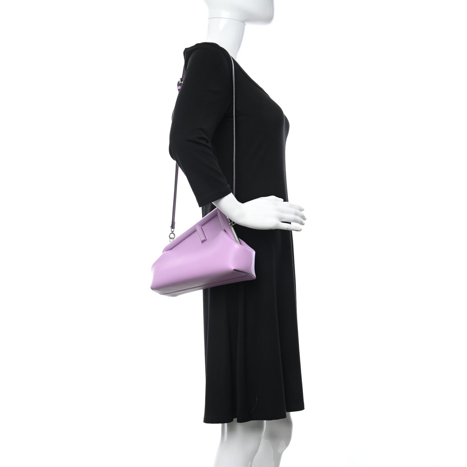Fendi Shiny Nappa Small Fendi First Violetta 2 of 10