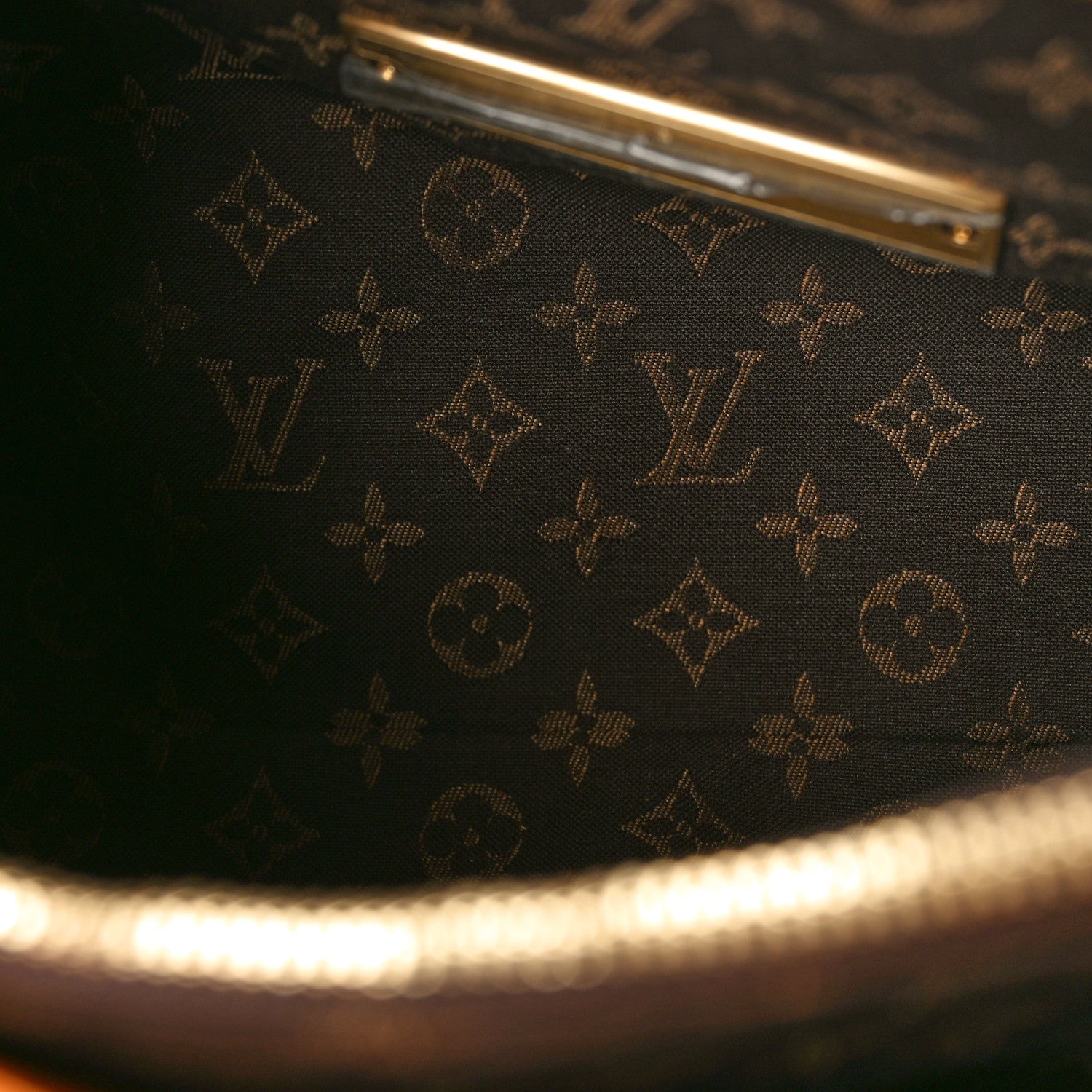 Louis Vuitton Smooth Calfskin Dauphine MM Orange 6 of 10