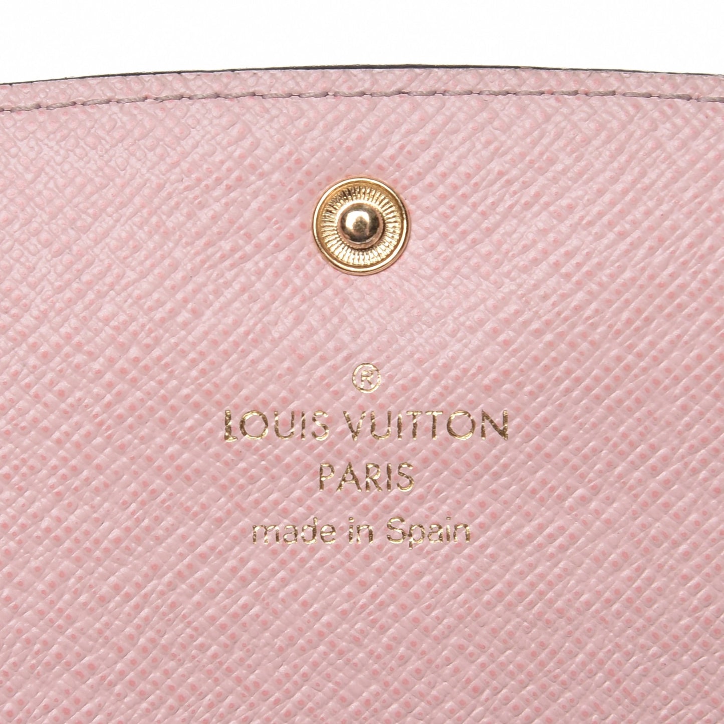 Monogram Emilie Wallet Rose Ballerine