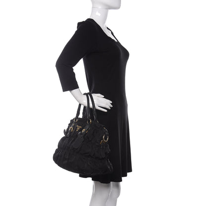 Prada Tessuto Nylon Gaufre Tote Black 2 of 21