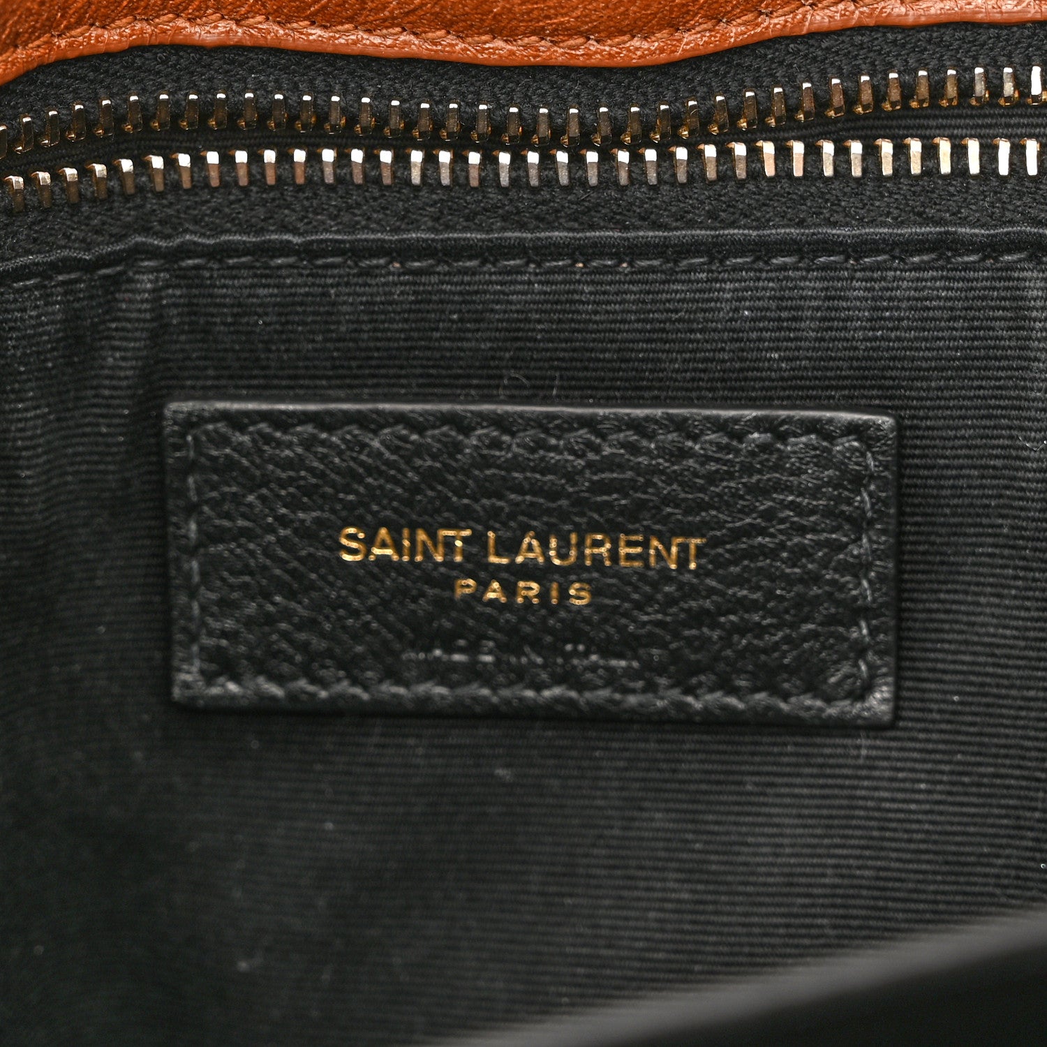 Saint Laurent Crinkled Calfskin Matelasse Monogram Medium Niki Chain Satchel Caramel 6 of 11