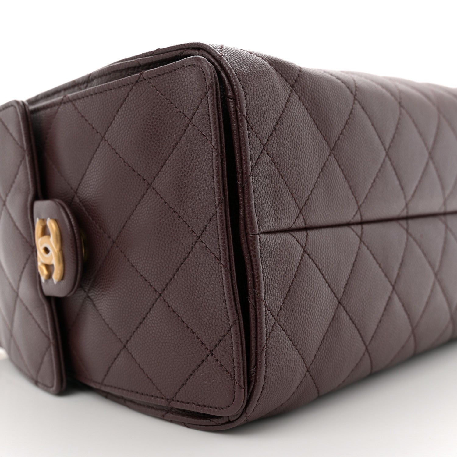 Chanel Caviar Quilted Small Chanel 25 Handbag Dark Brown 9 of 11