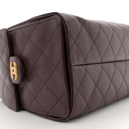 Chanel Caviar Quilted Small Chanel 25 Handbag Dark Brown 9 of 11