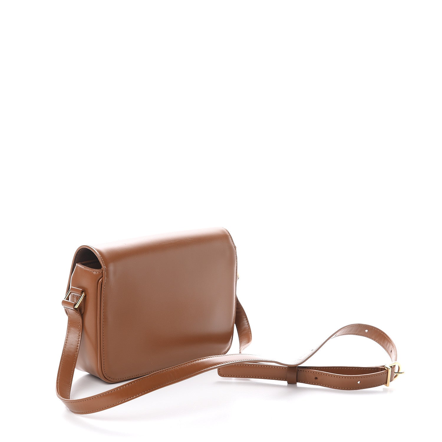 Celine Shiny Calfskin Medium Tassel Bag Caramel 2 of 7