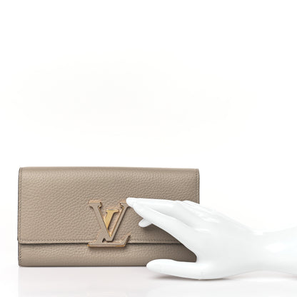 Louis Vuitton Taurillon Capucines Wallet Galet 2 of 7