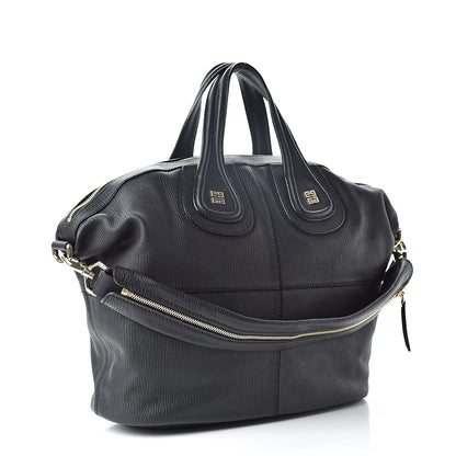 Givenchy Textured Calfskin Medium Nightingale Black 3 of 12