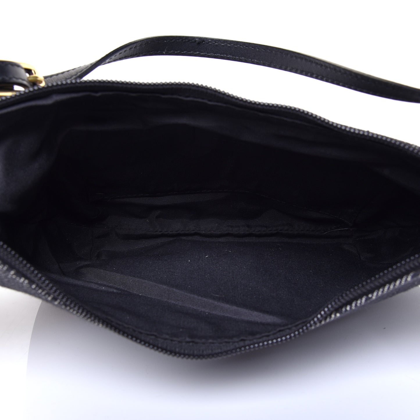 Denim Monogram Pochette Black