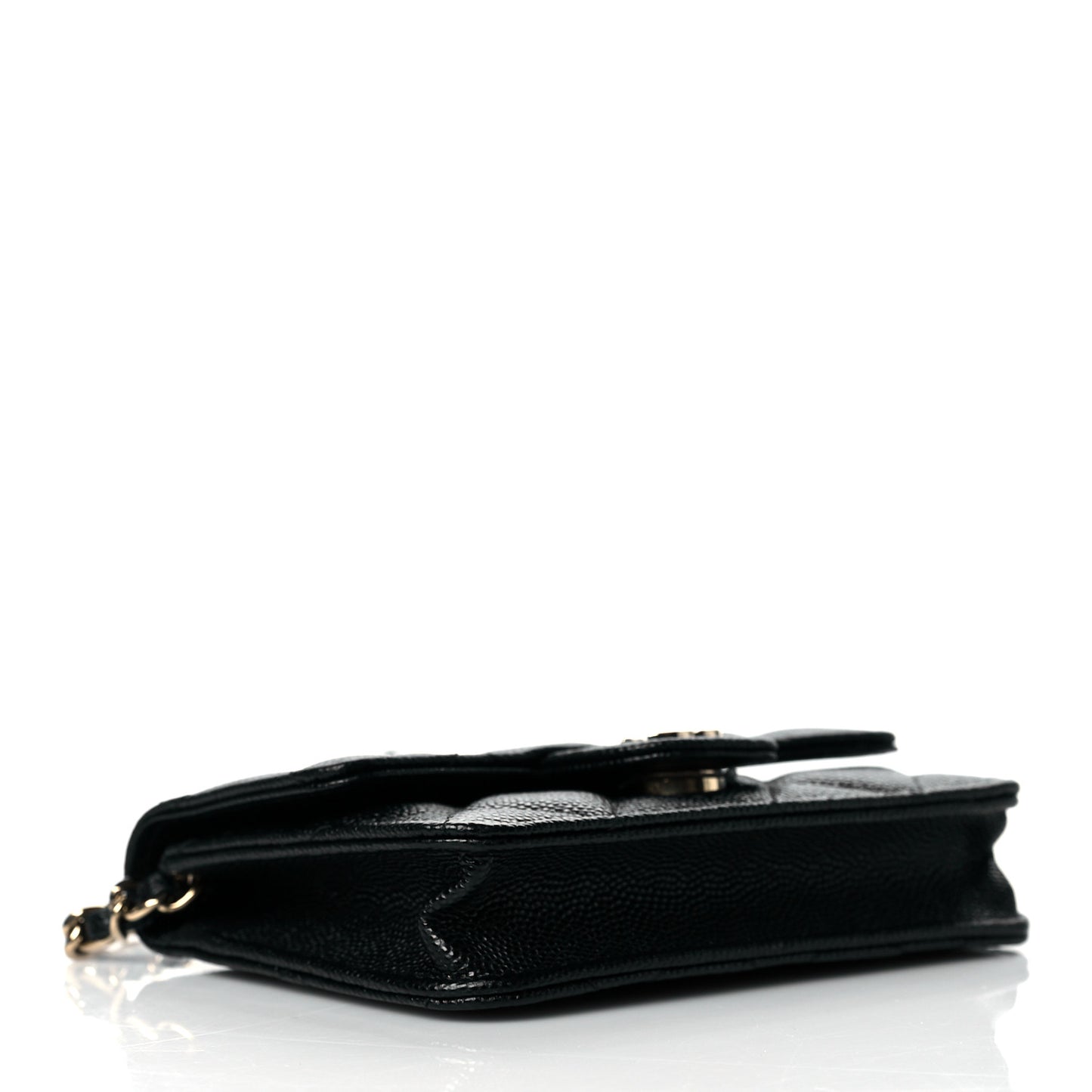 Caviar Quilted Mini Chain Bag Black