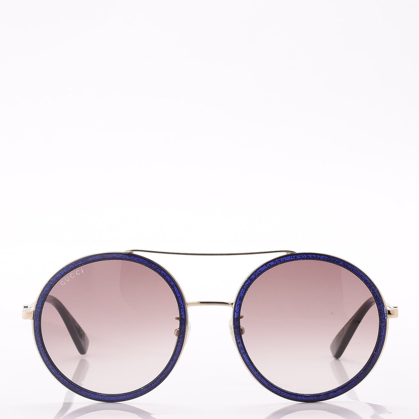 Round Glitter Sunglasses GG0061S Blue