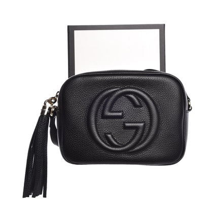 Gucci Pebbled Calfskin Small Soho Disco Bag Black 8 of 8