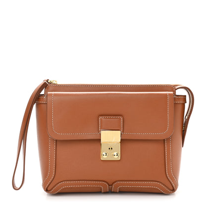 3.1 Phillip Lim Calfskin Pashli Clutch Cognac 1 of 11