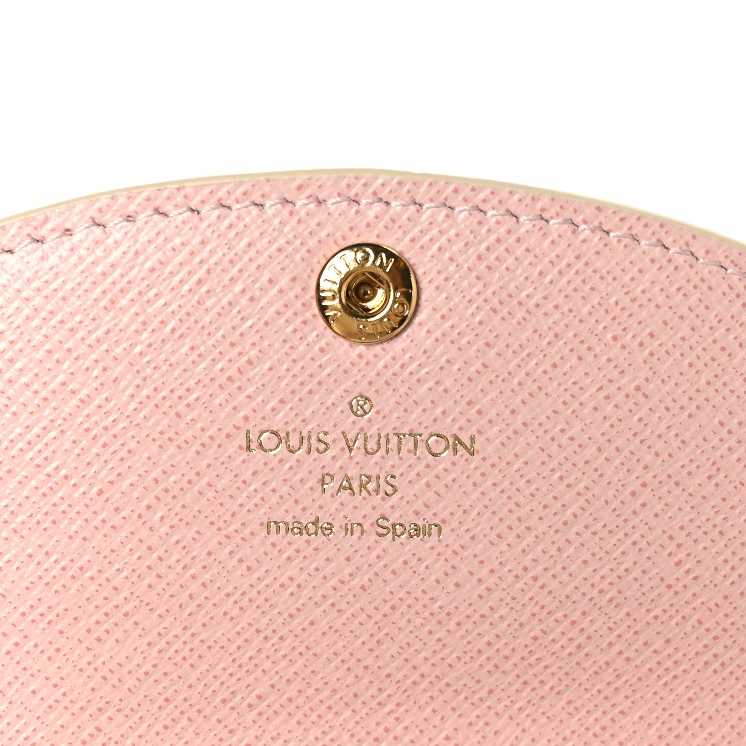 Louis Vuitton Damier Azur Rosalie Coin Purse Rose Ballerine 7 of 7