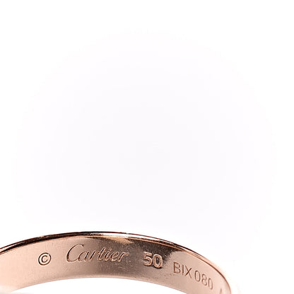 Cartier 18K Pink Yellow White Gold Classic Trinity Ring 50 5.25 5 of 5