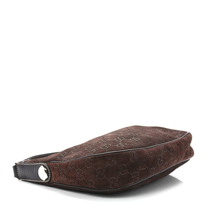 Gucci Monogram Small Charmy Hobo Brown 3 of 10