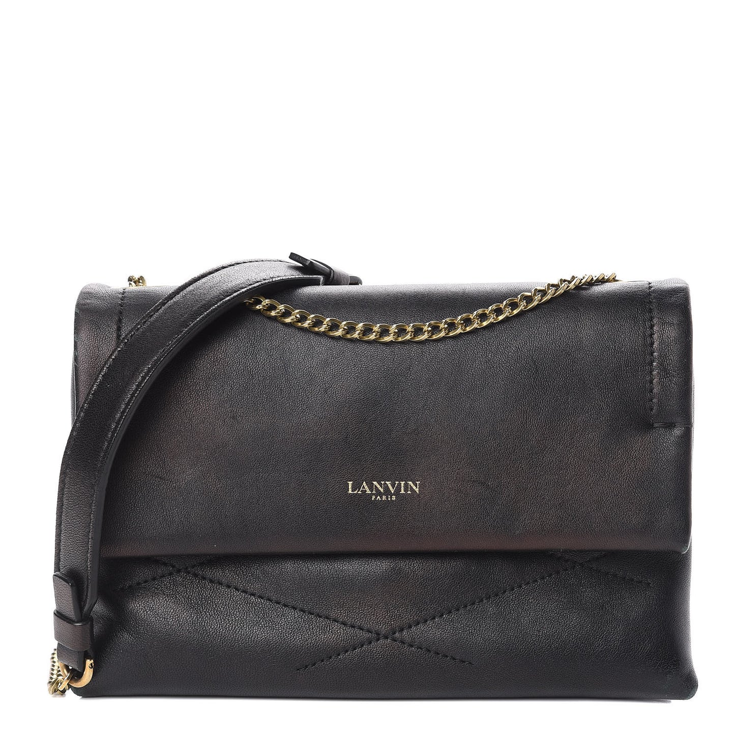 Lambskin Quilted Mini Sugar Flap Shoulder Bag Black