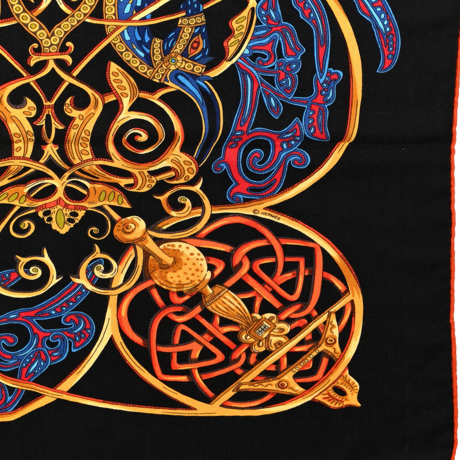 Hermes Cashmere Silk La Charmante Aux Animaux Scarf Shawl 140 4 of 4