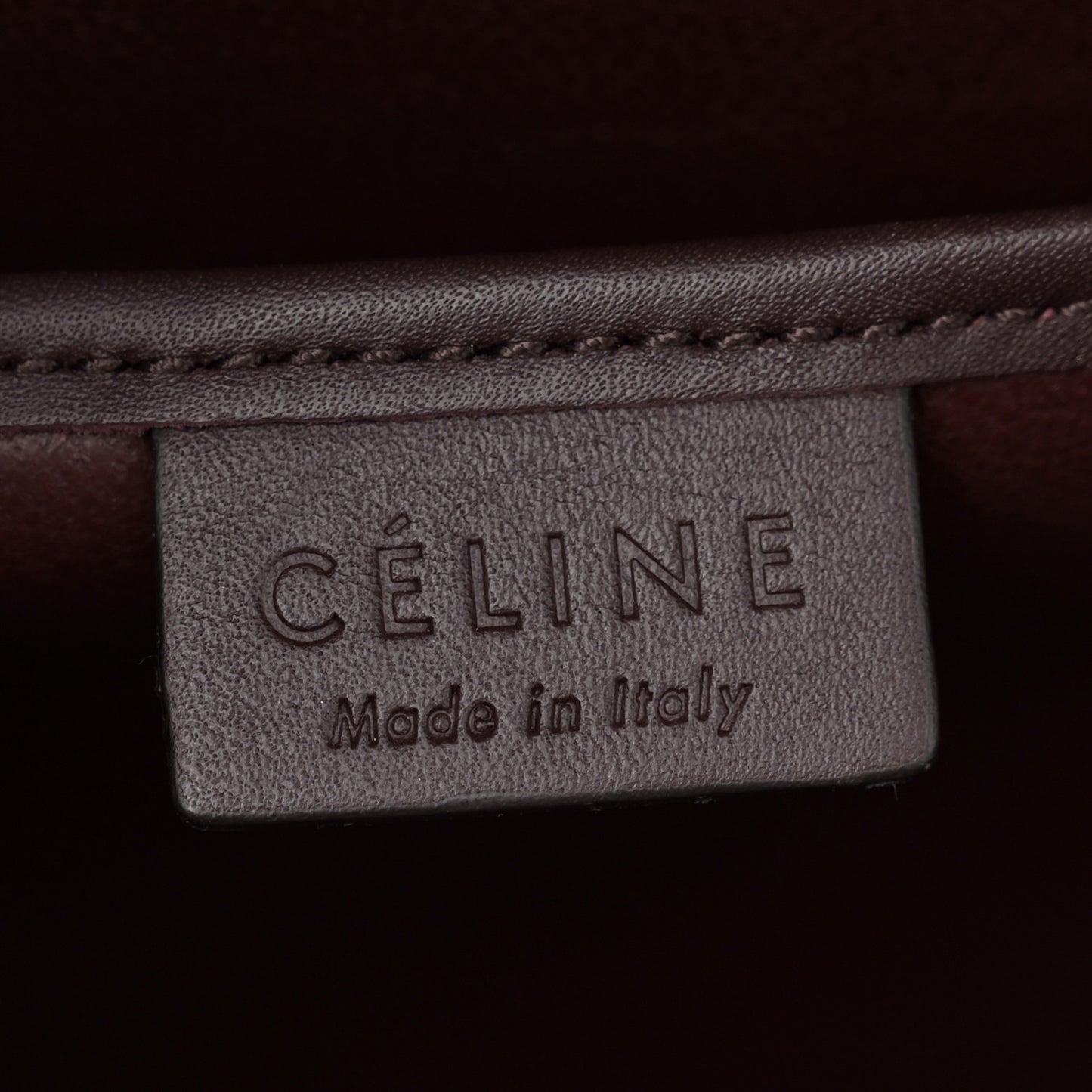 Snakeskin Smooth Calfskin Nano Luggage Chili