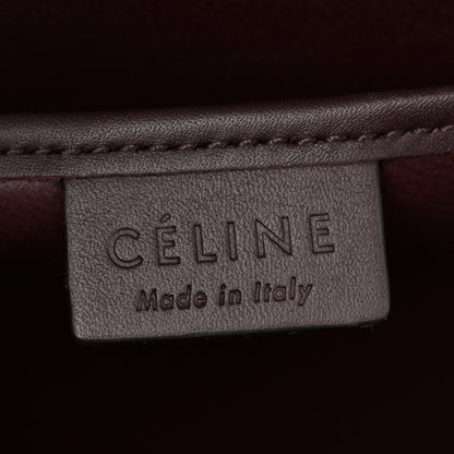 Celine Snakeskin Smooth Calfskin Nano Luggage Chili 6 of 9