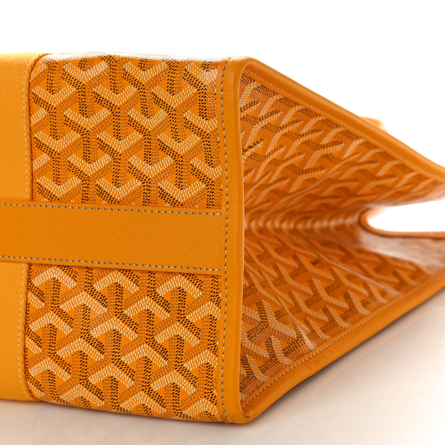 Goyard Goyardine Villette Tote Yellow 8 of 8