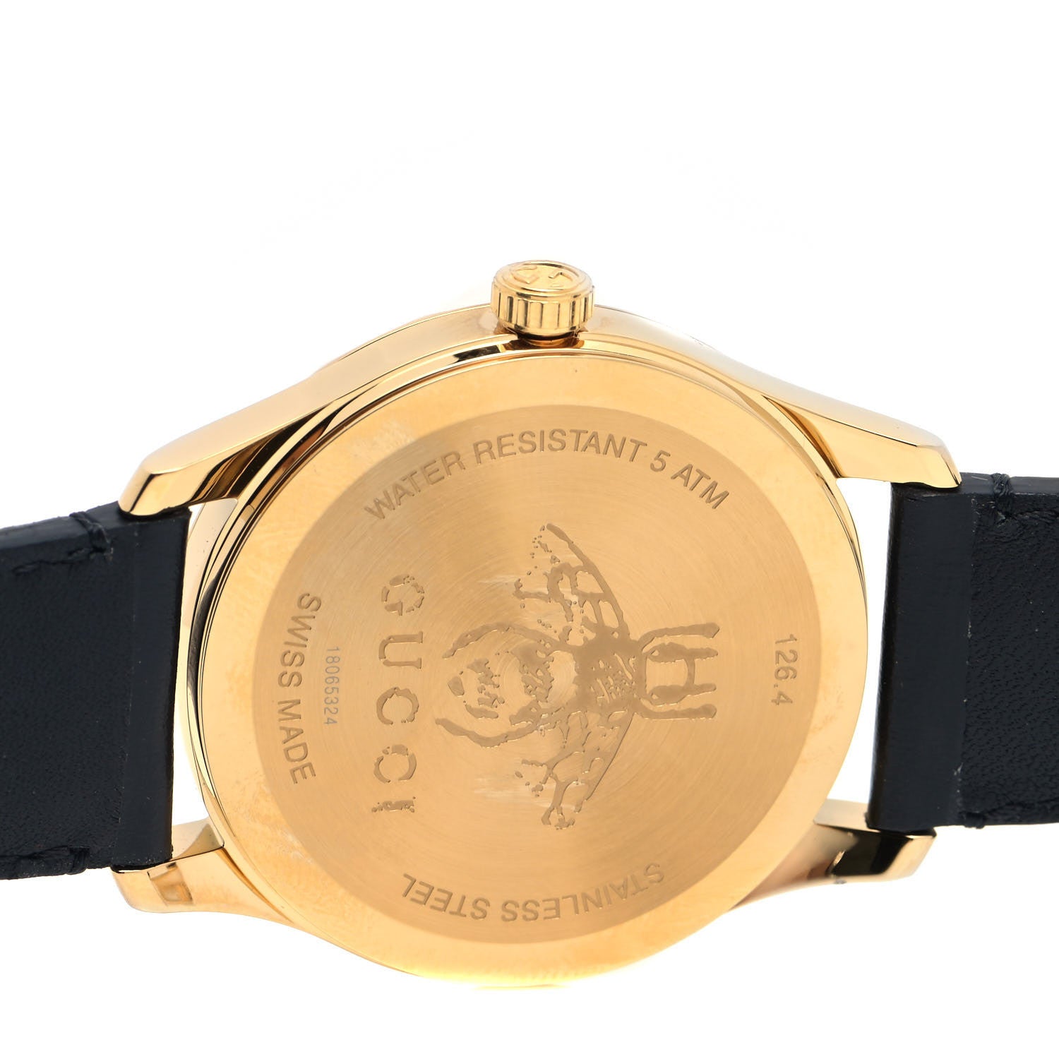 Gucci Stainless Steel Calfskin 38mm G-Timeless Quartz Watch Coral 3 of 5